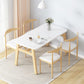 Glam Style Dining Wood Table Dining Rectangle Table for Home Use Clearhalo 'Dining Tables & Seating' 'Dining Tables' 'dining_table' 'furn' 'furn_dining_table' 'Furniture' 'Kitchen & Dining Furniture' 1200x1200_ed5584b1-9b97-45b8-9b65-b39516f504f0