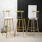 Nordic Style Upholstered Fabric Stools Armless Round Barstools for Home Clearhalo 'Bar Furniture' 'Bar Stools' 'bar_stools' 'furn' 'furn_bar_stools' 'Furniture' 'furniture_bar_stools' 'Kitchen & Dining Furniture' 1200x1200_ed560fc8-20aa-49a5-a70b-600d02787644