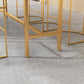 Nordic Design Upholstered Bar Stools for Home Use Luxury Low Back Round Stools Clearhalo 'Bar Furniture' 'Bar Stools' 'bar_stools' 'furn' 'furn_bar_stools' 'Furniture' 'furniture_bar_stools' 'Kitchen & Dining Furniture' 1200x1200_ed56e9b6-6aac-437d-b459-8761c6594fb4