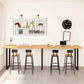 Pine Wood Bar Dining Table Modern Rectangle Bar Table with Sled for Dining Room Clearhalo 'Bar Furniture' 'Bar Tables' 'bar_tables' 'furn' 'furn_bar_tables' 'Furniture' 'furniture_bar_tables' 'Kitchen & Dining Furniture' 1200x1200_ed5759d7-bcef-4190-8641-9d91c304c819