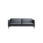 Glam Black Cushions Square Arm Genuine Leather Stationary Sofa Clearhalo 'furn' 'furn_sofas' 'Furniture' 'furniture_sofas' 'Living Room Furniture' 'Sofa' 'sofas' 1200x1200_ed57b0fd-acb2-41f0-966f-3b0b6be3c20c