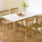 Modern Sintered Stone Top White Dining Table Rectangle Standard Dining Table with 4 Legs Base Clearhalo ' dining_table' 'Dining Tables & Seating' 'Dining Tables' 'furn' 'furn_dining_table' 'Furniture' 'furniture_dining_table' 'Kitchen & Dining Furniture' 'kitchen&dining_furn' 'kitchen' 'kitchen_dining_table' 1200x1200_ed57bb3f-aeca-4845-9e9a-d1dd5a3f6d14