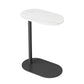Mid-Century Modern Stone Top Side Table Elliptical Pedestal End Table Clearhalo 'Coffee & Accent Tables' 'End & Side Tables' 'end_side_table' 'Furniture' 'furniture_end_side_table' 'Living Room Furniture' 1200x1200_ed5ae5e1-1feb-4a5d-b785-0b55e230d78c
