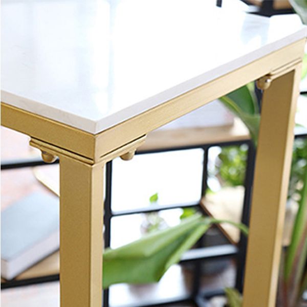 Stone Top Bar Counter Rectangle Contemporary Bar Counter with Trestle Base Clearhalo 'Bar Furniture' 'Bar Tables' 'bar_tables' 'furn' 'furn_bar_tables' 'Furniture' 'furniture_bar_tables' 'Kitchen & Dining Furniture' 1200x1200_ed5c0a80-d05d-491d-9f0b-371e4920922f