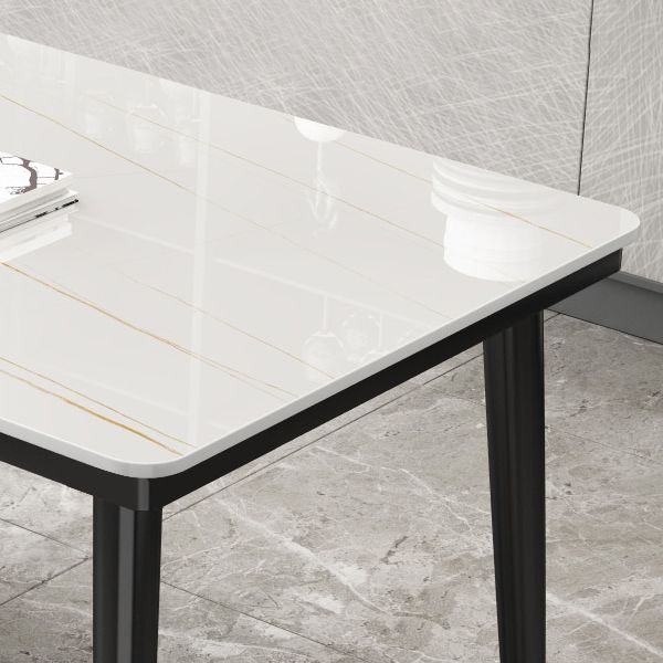 Simple Sintered Stone Top Dining Table Rectangle Shape Standard Dining Table for Kitchen Clearhalo ' dining_table' 'Dining Tables & Seating' 'Dining Tables' 'furn' 'furn_dining_table' 'Furniture' 'furniture_dining_table' 'Kitchen & Dining Furniture' 'kitchen&dining_furn' 'kitchen' 'kitchen_dining_table' 1200x1200_ed5c8680-49bf-41c2-b376-e770d4803d21