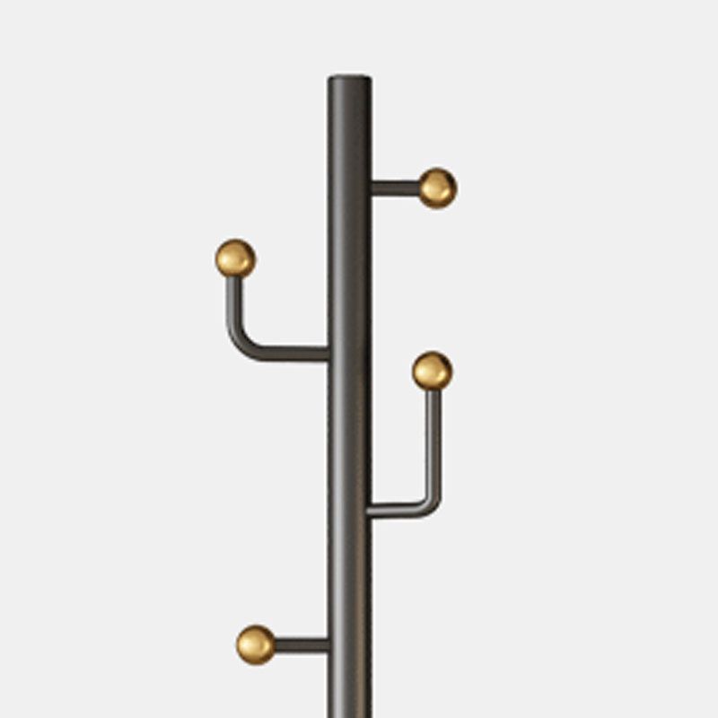 Contemporary Coat Hanger Metal Hooks Included No Distressing Free Standing Coat Rack Clearhalo 'Entry & Mudroom Furniture' 'furn' 'furn_hall_tree_coat_racks' 'Furniture' 'Hall Trees & Coat Racks' 'hall_tree_coat_racks' 1200x1200_ed5eea95-5310-4b16-b431-85d661cb93e4