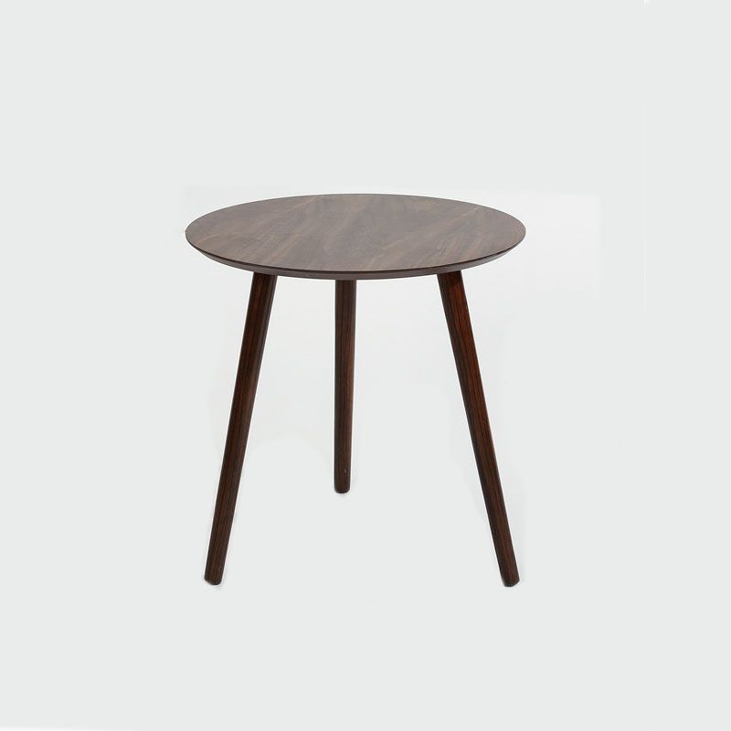 Table d'appoint d'appoint pour canapé scandinave, table d'appoint à trois broches, table d'appoint ronde