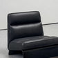 Faux Leather Parsons Chair Armless Chair for Bedroom, 31.49" Wide