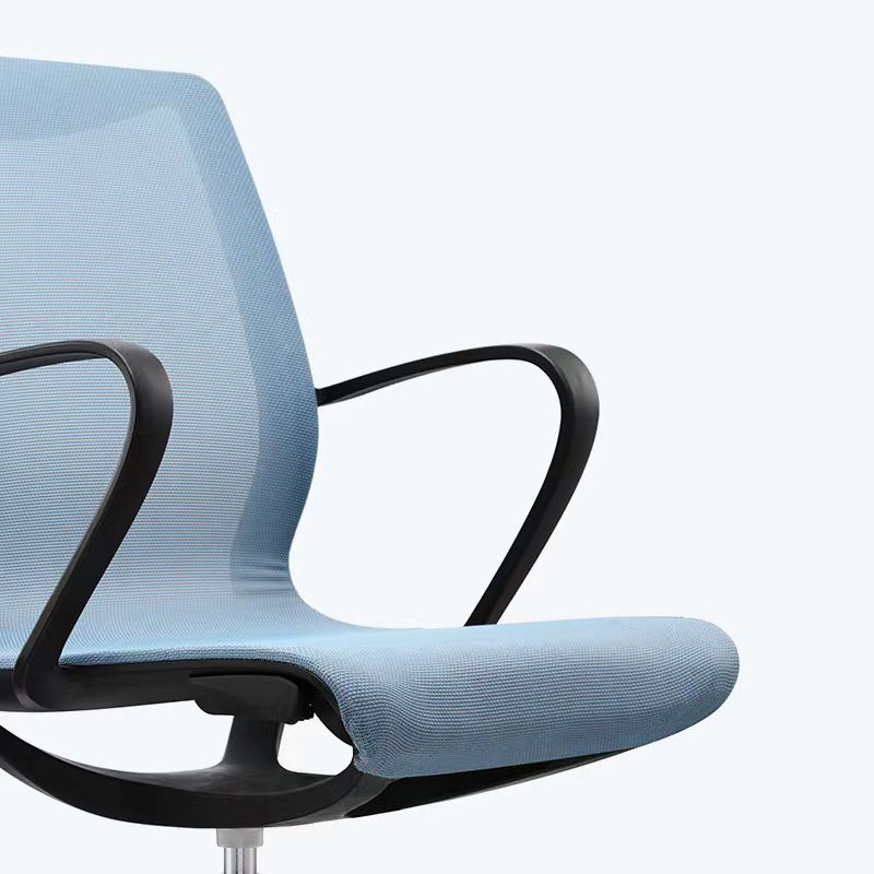 Modern Desk Chair Mesh Office Chair Mid-Back Chair with Wheels Clearhalo 'furn' 'furn_office_chair' 'Furniture' 'Office Chairs' 'Office Furniture' 'office_chair' 1200x1200_ed6157b3-42e7-4633-86ab-197859c3166f