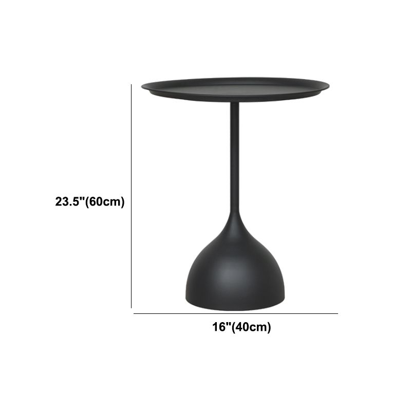 Round Pedestal Base Design Metal Table Medieval Modern Style Side Table Clearhalo 'Coffee & Accent Tables' 'End & Side Tables' 'end_side_tables' 'furn' 'furn_end_side_tables' 'Furniture' 'Living Room Furniture' 1200x1200_ed61b260-6298-4e17-a700-b2059087ea93