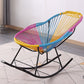 Iron Base Single Chaise Lazy Chair Lounge Home Rocking Chair