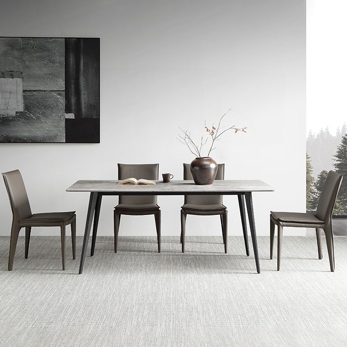 Modern 1/2/5/7 Pieces Dining Set Rectangle White Dining Table Set for Home Use Clearhalo 'Dining Room Sets' 'Dining Tables & Seating' 'dining_room_set' 'furn' 'furn_dining_room_set' 'Furniture' 'furniture_dining_room_set' 'Kitchen & Dining Furniture' 'kitchen&dining_furn' 'kitchen' 1200x1200_ed64e0aa-c58c-402e-b185-8d05f0be0789