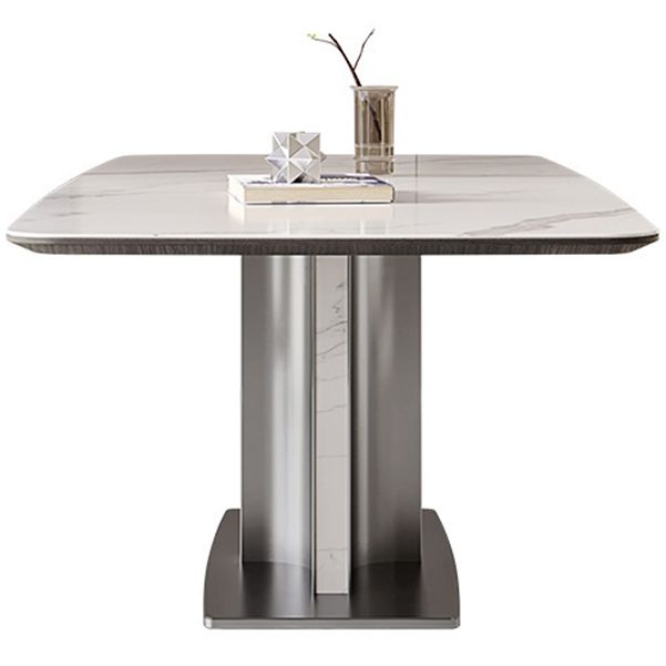 Contemporary 1/4/5/7 Pieces Dining Set Metal Dining Table Set Clearhalo 'Dining Room Sets' 'Dining Tables & Seating' 'dining_room_set' 'furn' 'furn_dining_room_set' 'Furniture' 'furniture_dining_room_set' 'Kitchen & Dining Furniture' 1200x1200_ed650d9d-2edb-47da-8c4a-21a094ad1b49