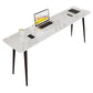 Industrial Rectangular Writing Desk Home Stone Office Desk with Metal Legs Clearhalo 'furn' 'furn_office_desk' 'Furniture' 'Office Desks' 'Office Furniture' 'office_desk' 1200x1200_ed6bccf5-2f32-4d4d-8ea5-a89de35f669c