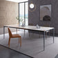 Stone Top Dining Table Contemporary Dining Table with 4 Legs in Black Clearhalo ' dining_table' 'Dining Tables & Seating' 'Dining Tables' 'furn' 'furn_dining_table' 'Furniture' 'furniture_dining_table' 'Kitchen & Dining Furniture' 'kitchen&dining_furn' 'kitchen' 'kitchen_dining_table' 1200x1200_ed6be73b-2e1f-4591-9bd4-57d7b7be2caa