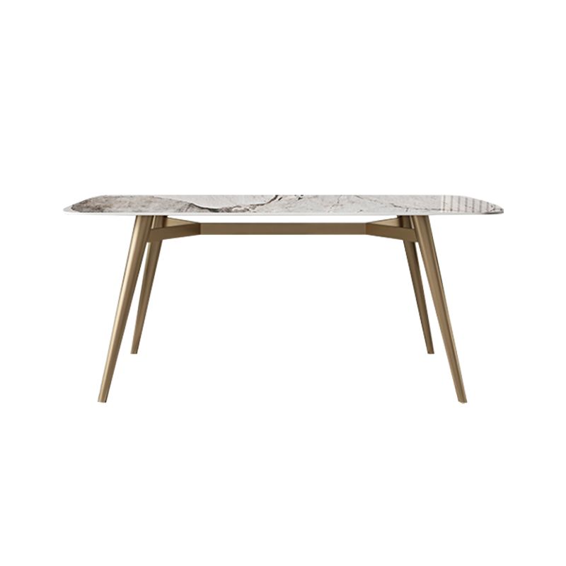 Set di tavoli da pranzo glam 1/3/4/5/7 PCs tavolo da pranzo in pietra sinterizzato con sedie