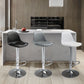 Plastic Adjustable Height Bar Stool Contemporary Upholstered Bar Stool