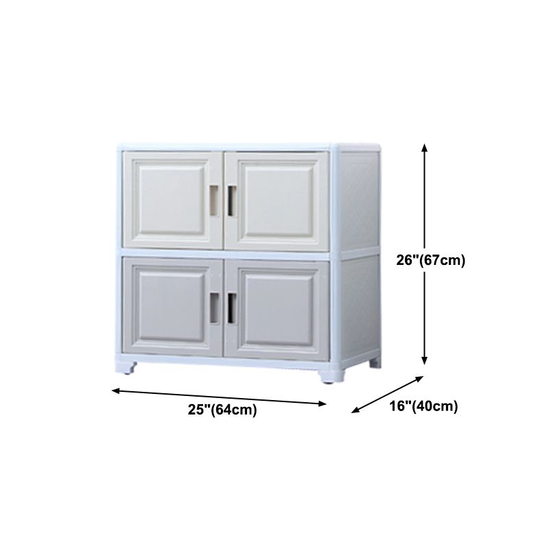 Modern Plastic Cabinets Sideboard Buffet Multicolored Living Room Buffet Clearhalo 'buffet_sideboard' 'Buffets & Sideboards' 'Furniture' 'furniture_buffet_sideboard' 'Kitchen & Dining Furniture' 1200x1200_ed6df8f6-2aa4-4b73-abaf-7a13b331f3f0