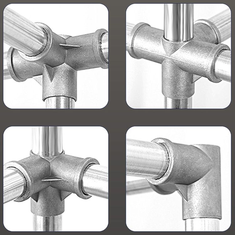 Metallgarderobe Armoire mit Regalen zeitgenössischer Kleiderschrankschrank