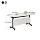 Rectangular Writing Desk Metal Base with Caster Wheel Desk for Office Clearhalo 'Furniture' 'furniture_office_desk' 'Office Desks' 'Office Furniture' 'office_desk' 1200x1200_ed706b19-307f-4d54-afb9-d9e12a315eff