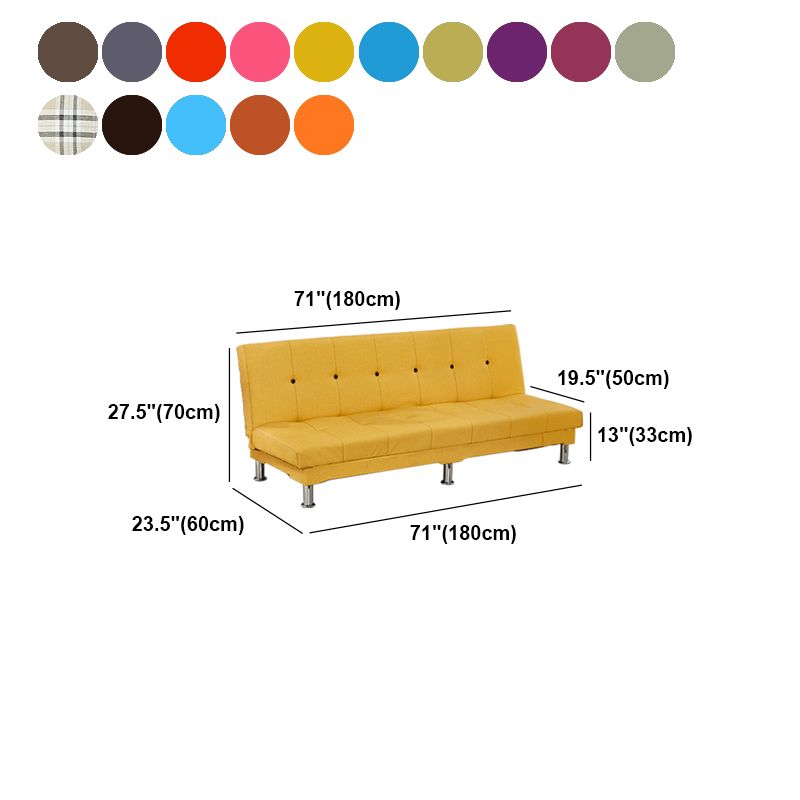 Divano convertibile di divano a braccia contemporaneo, 70,86 "l x 23,62" w x 27,55 "h