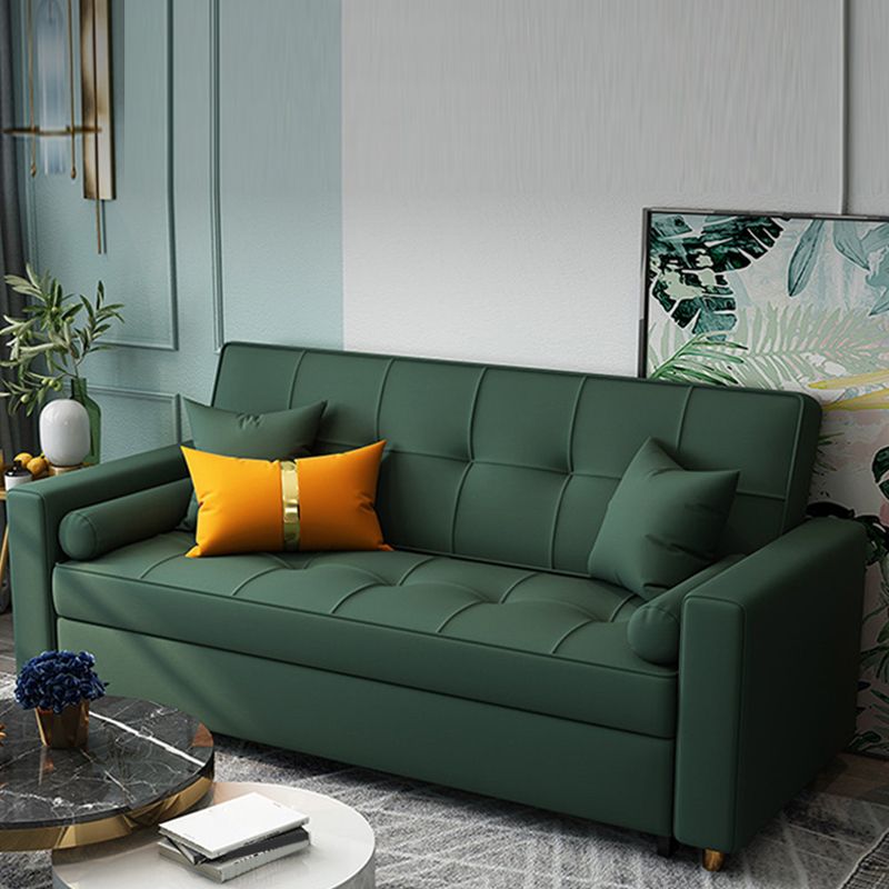 Cama de sofá plegable glamoroso sin angustios de brazos cuadrados Sofas convertibles