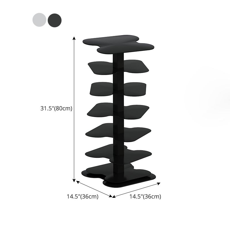 Contemporary Vertical Etagere Bookshelf Metal Open Back Shelf for Office Clearhalo 'Bookcases' 'furn' 'furn_bookcases' 'Furniture' 'furniture_bookcases' 'kitchen' 'kitchen_bookcases' 'Living Room Furniture' 'Office Furniture' 1200x1200_ed798b9c-9305-4578-94b0-10ccd74cac06