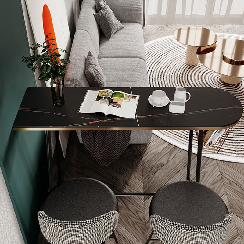 Moderne stenen bartafelset 1/3-delige aanrechttafel met massieve rugleuningen