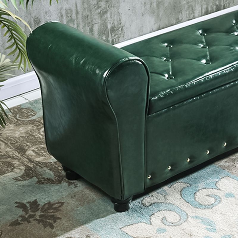 15.7" Wide Mid-Century Modern Entryway and Bedroom Bench Cushioned Bench Clearhalo 'Benches' 'Chairs & Seating' 'furn' 'furn_benches' 'Furniture' 'Living Room Furniture' 1200x1200_ed7e1ca7-b785-4f35-9128-bade9def2942