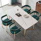 Nordic 1/5 Pieces Dining Set Rectangle Stone Dining Table for Dining Room Clearhalo 'Dining Room Sets' 'Dining Tables & Seating' 'dining_room_set' 'furn' 'furn_dining_room_set' 'Furniture' 'Kitchen & Dining Furniture' 1200x1200_ed7f9cea-1108-431d-b027-cef1dd0a09d6