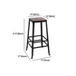 Dining Room Industrial Style Wood Barstool Iron 4 Legs Bar Stool with Pedal Clearhalo 'Bar Furniture' 'Bar Stools' 'bar_stools' 'furn' 'furn_bar_stools' 'Furniture' 'Kitchen & Dining Furniture' 1200x1200_ed80b1bb-a3a0-47bc-9191-8a69afa50fe4