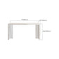 Contemporary Living Room Rectangle Double pedestal Bar Dining Table Clearhalo 'Bar Furniture' 'Bar Tables' 'bar_tables' 'furn' 'furn_bar_tables' 'Furniture' 'Kitchen & Dining Furniture' 1200x1200_ed80d070-25db-4c01-9026-6121faca2d40