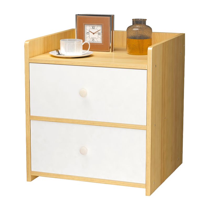 Tavolo da letto moderno da 16 "H IMITAZIONE DEL CASSAGGIO IN LEGNO TABELLA NOTTE