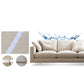 Slipcovered Sofa Beige Fabric Square Arm Sofa with 4 Pillows Clearhalo 'furn' 'furn_sofas' 'Furniture' 'Living Room Furniture' 'Sofa' 'sofas' 1200x1200_ed82041a-cb24-4131-a0b9-a04e7efdf3cf
