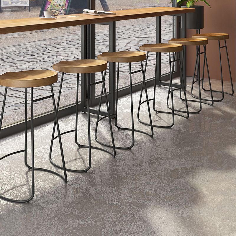 Sgabelli da pranzo moderni sgabelli da bar con base in metallo