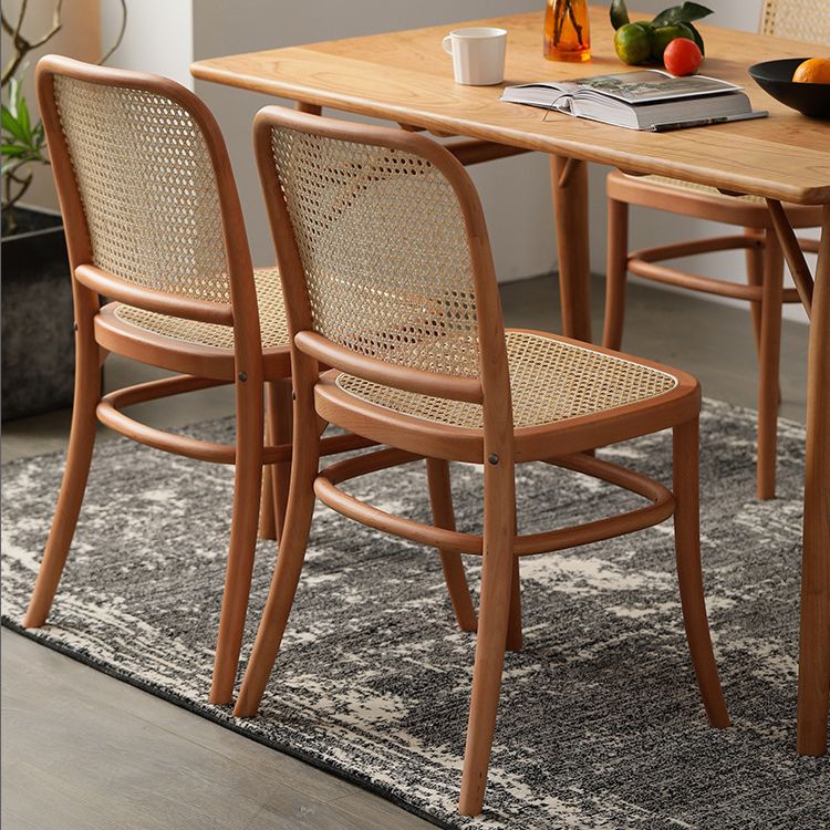 Nordic Style Armless Open Back Chairs for Home Wood Legs Dining Side Chairs Clearhalo 'Dining Chairs' 'Dining Tables & Seating' 'dining_chair' 'furn' 'furn_dining_chair' 'Furniture' 'furniture_dining_chair' 'Kitchen & Dining Furniture' 1200x1200_ed83e63e-d667-41f5-b1b9-3194206250d9