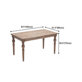 Medieval Modern Dining Table for Restaurant Rectangle Pine Wood Old Table with 4 Legs Clearhalo 'Dining Tables & Seating' 'Dining Tables' 'dining_table' 'furn' 'furn_dining_table' 'Furniture' 'furniture_dining_table' 'Kitchen & Dining Furniture' 'kitchen' 'kitchen_dining_table' 1200x1200_ed84d172-336a-4c2b-96cc-0a4817917a46