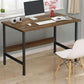 Industrial Rectangular Desk Engineered Wood Writing Desk with Metal Legs Clearhalo 'furn' 'furn_office_desk' 'Furniture' 'Office Desks' 'Office Furniture' 'office_desk' 1200x1200_ed862bb7-9dfa-4532-8b3d-58f3e250ba77