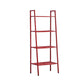 Ladder Metal Bookshelf Modern Bookcase with Rectangular Shelves