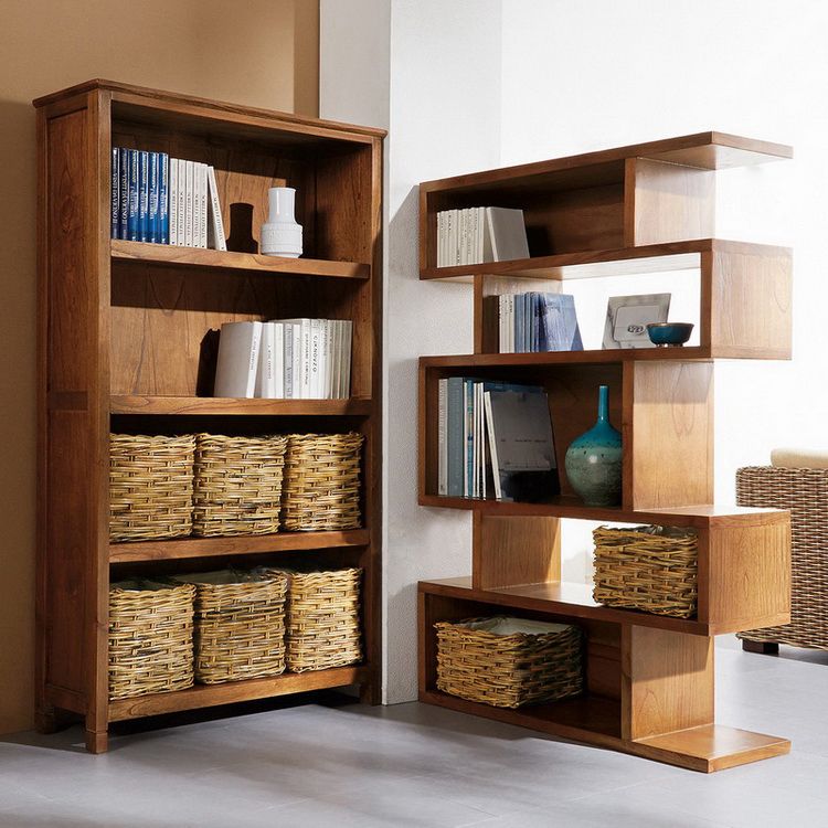 Wooden Closed Back Bookcase Standard Scandinavian Bookshelf with Shelves Clearhalo 'Bookcases' 'furn' 'furn_bookcases' 'Furniture' 'Office Furniture' 1200x1200_ed888e78-9a74-408d-bab5-7a2ba80be4a0