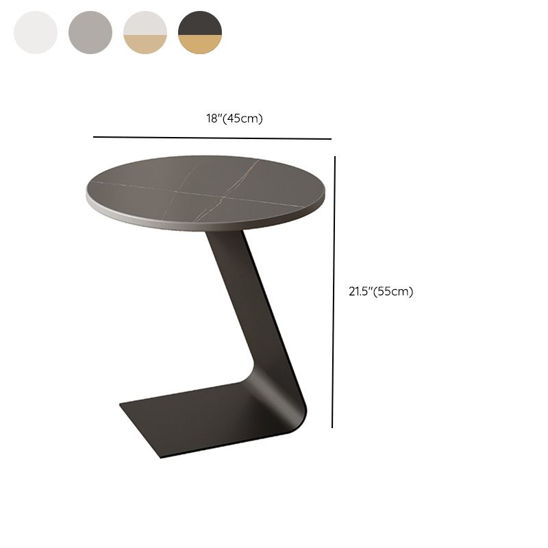 Runder Akzent Seitentisch Metall C Seitentisch Seitenende Snacktisch