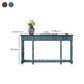 Mesa de acento de madera francesa mesa de acento rectangular mesa de consola de sofá para hall