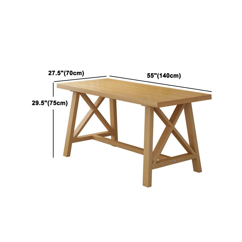Set di tavolo e panca in legno massiccio moderno 1/2/3/4/5 pezzi set da pranzo rettangolare