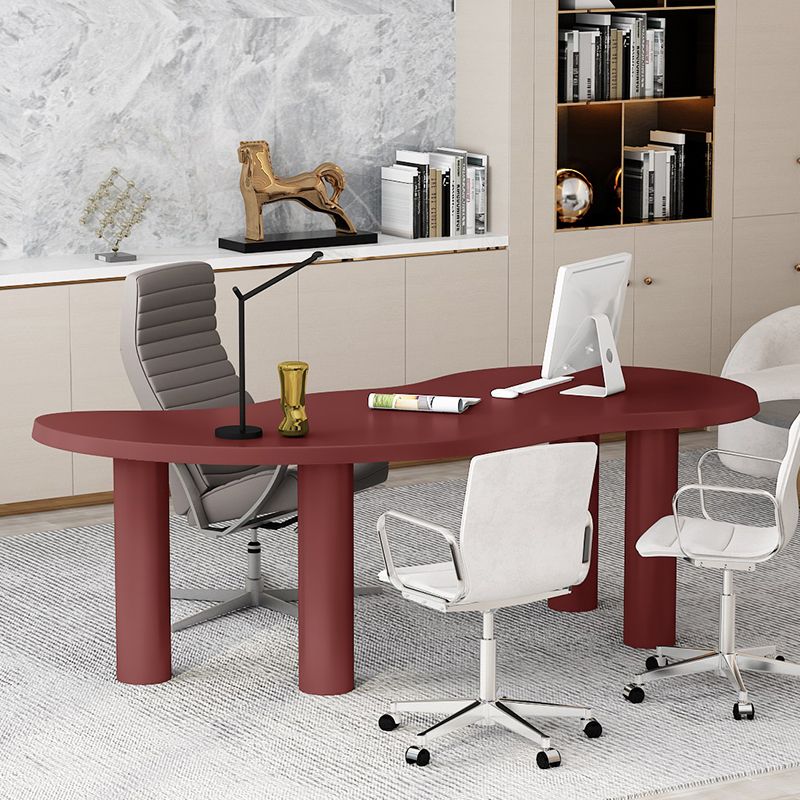 Nordic Solid Wood Table for Restaurant Unique Shape Table with 4 Legs Clearhalo 'Dining Tables & Seating' 'Dining Tables' 'dining_table' 'furn' 'furn_dining_table' 'Furniture' 'furniture_dining_table' 'Kitchen & Dining Furniture' 'kitchen' 'kitchen_dining_table' 1200x1200_ed90ebbe-b41c-40d6-86f2-5713c94bf59f