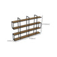 Wall Mounted Wine Rack Kit Metal and Wood Wine Holder Rack in Brown and Black Clearhalo 'furn' 'furn_wine_racks' 'Furniture' 'Kitchen & Dining Furniture' 'Wine Racks' 'wine_racks' 1200x1200_ed918b6d-698b-425e-8ba5-53e5ea7381bc