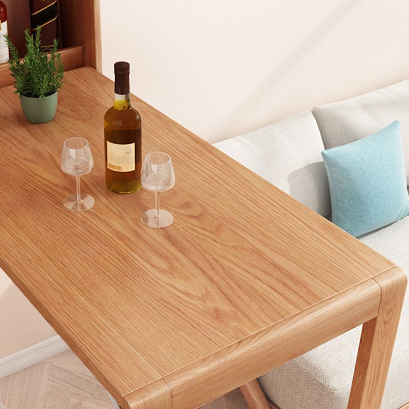 Modern Solid Wood Bar Table Extendable Bar Table for Kitchen Clearhalo 'Bar Furniture' 'Bar Tables' 'bar_tables' 'furn' 'furn_bar_tables' 'Furniture' 'Kitchen & Dining Furniture' 1200x1200_ed923076-22ec-425c-9dd6-12dff91cb129