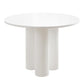Stone Top Dining Table Modern Round Dining Table with 3 Legs
