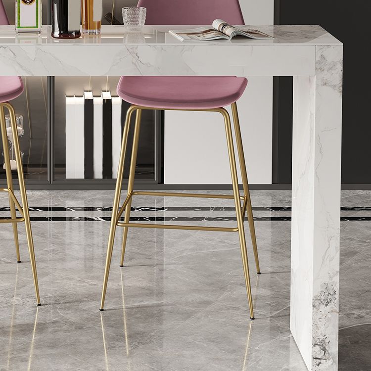 Gesinterde stenen bistro-bartafel Rechthoekige bartafel voor woonkamer