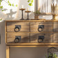 Commode traditionnelle en bois massif, commode de rangement pour chambre à coucher