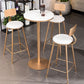 Scandinavian Coffee Shop Counter Stools Footrest Metal Backrest Gold Frame Bar Stool Clearhalo 'Bar Furniture' 'Bar Stools' 'bar_stools' 'furn' 'furn_bar_stools' 'Furniture' 'furniture_bar_stools' 'Kitchen & Dining Furniture' 1200x1200_ed9a9be7-bab1-402b-9795-938e55f32fbd